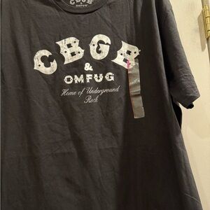 CBGB & OMFUG Black T-Shirt NWT XXL
